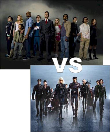 X Men Characters. characters vs. X-men